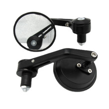 Motorcycle Rear View Side Mirror 7/8" Motorcycle Modification Round Handlebar