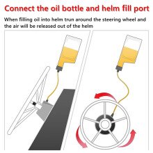Bleed Kit Oil Filler Repair for Ship Hydraulic Steering Systems Bridge Tube Hose brass