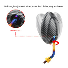 Motorcycle Glass with Reflective Streak 8mm/10mm Motorbike positive negative 10mm