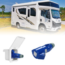 220V-250V RV External Power Plug Socket Electrical for Outdoor Caravans Port With Plug