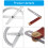 T-Bevel Guage Sliding Angles Rulers Protractors Multiple Angles Adjustable Gauges 6
