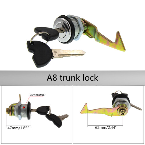 Electric Car Scooter Tail Box Lock Trunk Lock Accessories Motorcycle Rear Locks 2