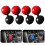 Quick Connection Game Joystick Game Controller With One Button Start Ergonomic 10pcs Red 3