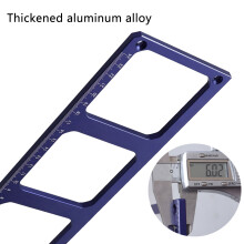 86 Box Switches Open Hole Mold Aluminum Slotted Line Drawing Socket Three holes plus str
