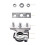 2Pcs Commonly Used Car Battery Terminals Quick Release Battery Terminals Clamps 5
