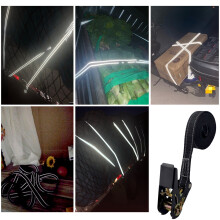 Tie Down Strap with Ratchet Roof Rack Cinchs Strap Ratchet Straps Black 6 meters