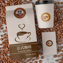 500 Pcs Coffee Drinks Stickers for Ideal for Coffee Cups Drinks Bottles Candy Ba HA235