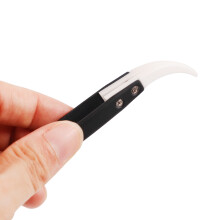 2 Pieces Anti-static Tweezers ESD Tweezers for Electronics Repair Soldering