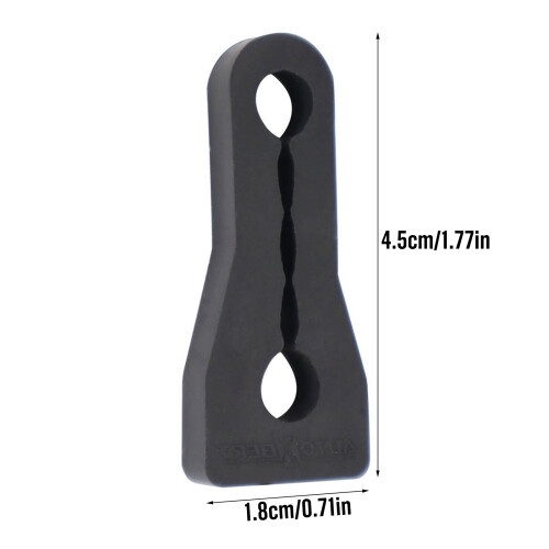 Damper Buffer Screaks Soundproof Deaf Seal Buffer Auto Accessory Black 1