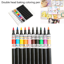 3 Pieces Food Colouring Pen Edible Pen Food Decoration Pen for Fondant Lemon yellow