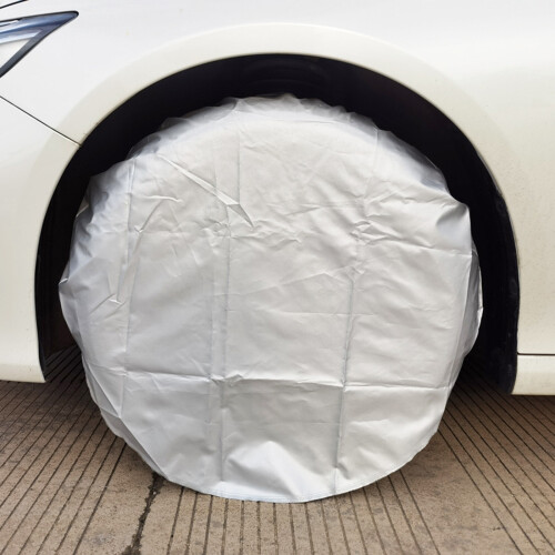4x Wheel Waterproof Protective Cover Tote Protector Bag With Handle Elastic Rope C