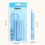 Retractable Erasers Push-Pull Thin Erasers Cartoon Pencil Erasers School Supply Blue 3