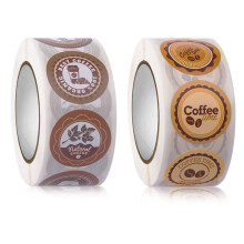 Coffee Drinks Labels Stickers 1 Inch for Coffee Bar Bakery Coffee Cups Drinks HA233