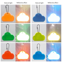 Portable Waterproof Reflective Pendant Reflective Color Charm for Safe Night Style B