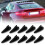 10pcs/set Universal Car Roof Wing Diffuser Fish Fin set for Personalized Look Black 1