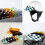 3 Snap-Button Visor Shield Lens Visor Flip Up Wind Shield for Motorbike Helmet Clear 1