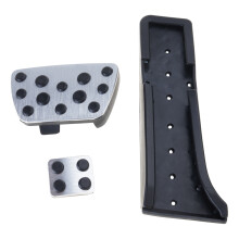 Fuel Gas Pedal Brake Pedal Cover Aluminum Alloy Pedal Cover Pads