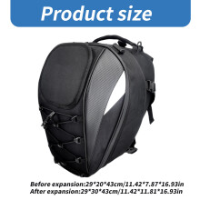All Purpose Motorcycle Helmets Holder Rear Seats Backpack Expandable for Bikers blue mark