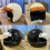 Anti-UV 3 Snap-Button Visor Shield Lens Visor Flip Up Wind Shield for Open Face Orange 1