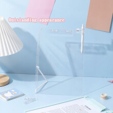 Clear Document Holder with Clip, Clipboard Clear Clip Board Acrylic Clipboard Pink