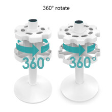 Rotatable Lab Pipettor Stand Hold 3-9 Pipettes Laboratory Pipette Stand Round MPS6
