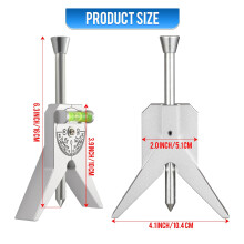 Marker Centering Safety Pipe Center Finder Ruler For Measuring PipelinesDiameter
