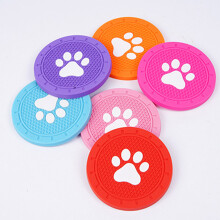 Universal Car Water Cup Holder Pad Cute Cat Paw Pattern Embeded Non Slip Mat Pink