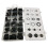 125pcs/set Rubber Grommet Kit Rings Assortment Set 18 Size Electrical Wire 6