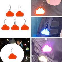 High Visibility Reflective Charm Reflective Pendant for Vehicle Safety at Night Lake Blue