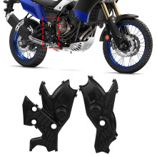 Motorcycle Frame Protector Frame Protection Guard Cover for XTZ 700 Tenere 700 Black