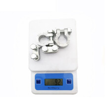 2Pcs Easy Installation Car Truck Battery Terminals Copper Plated Clamp Terminal