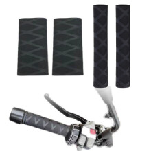 1 Pair Handlebar/Brake Cover Motorcycle Grip Glove for R1250GS R1200GS ADV Black Horn set