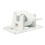 1/2pcs Bottom Mount Brackets Easy Install Gray Lower Awning Arm Mount Brackets 2 pack 1