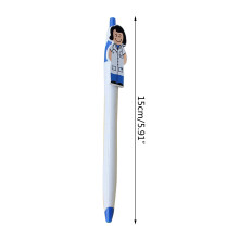 Refillable Office Writing Pen Write Smoothly Office Staionery Supplies 7pcs