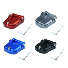 For NS125 NX125 Motorcycle Parking Kickstand Support Plate Bracket Extension Pad Red