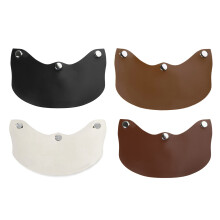Colorful 3 Pin Helmets Visors Helmets Brim used for Open Face Dirt Bike Scooter White