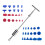 Car Dent Repairer Bridge Universal Dent Puller Glue-Pull Sheet Auto Repair Puller 22 pad 1