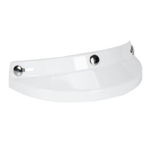 Universal 3 Snap-Button Visor for Open Face Motorbike Helmet Wind Shield Flip Up Black