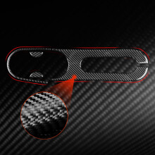 Carbon Fiber Stickers Interior Trim Vehicle Handbrake Cover Suitable for 500