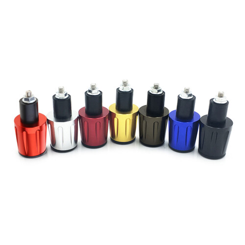 Aluminum Handlebars Grips Ends Plug Caps Motorbike Handle Bar Ends Replacement Blue 2