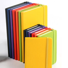 Hardcover PU Notebook B5/A5/A6 Leather Notepad Business Staff Writing Supplies B5 Green