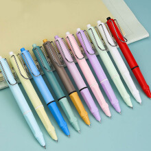 Cute Fountain Pen Student Office Supplies Ink Pens for Writing Press Type Light blue