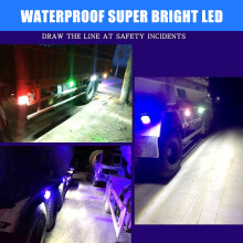 Commercial Grade LED Truck Lights Flowing Side Signal Lamp, Promoting Visibility Yellow