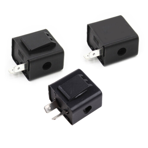 Auto Flasher Relay with Buzzer 2 Pin Motorcycle LED Turn Signal Indicator 48V 2
