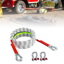 Vehicle Towing Rope, 10 Ton Weight Capacity High Durability with Safety Features 4m10t MAG