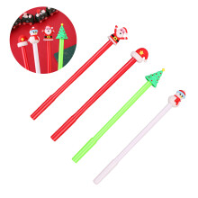 4Pcs Christmas Cartoon Gel Pen Funny Writing Pen for Child Student Game Christmas tree
