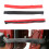 2 x Car Doors Limiting Straps Unilateral Doors Stoppers Limiter Belt Kit Red Straps 9