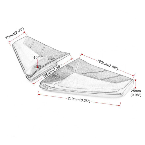 Hydrofoil Stabilizer YachatWaves Board Hydro-Stabilizer for 4-50HP Accessories