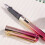 Fountain Pen Gradient Color Pen Body Piston-Filled for Calligraphy Practicing Pink blue 1