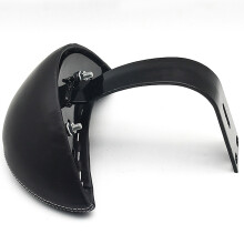 Motorcycle Backrest Pad Rear for Seat Support Back Saddle Motorcycle for Adults Black